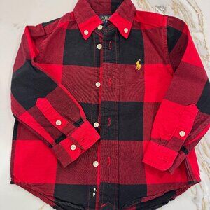 RL Ralph Lauren Sz 2T Lunar New Year Cotton Oxford Shirt